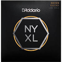 Струны для бас-гитары D'Addario NYXL50105 Long Scale Medium Electric Bass 4 Strings 50 105 UD, код: 6556192
