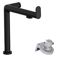 Смеситель для кухонной мойки Hansgrohe Aqittura M91 FilterSystem 240 Черный матовый 76804670 z117-2024