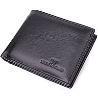 Мужской кошелек-зажим из натуральной кожи ST Leather 22460 Черный z118-2024