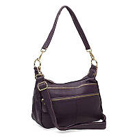 Женская кожаная сумка Borsa Leather K1213-violet z118-2024