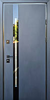 Двери входные металлические уличные Страж Пруф / STRAJ PROOF Slim S Антрацит 970х2040х80 Левое/Правое
