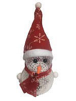 Фигурка светящийся снеговик LED ABC красный колпачок NB, код: 7721626