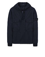 Анорак Stone Island 639F2 Ghost Piece Cotton Nylon Tela Black M z118-2024