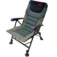 Кресло карповое Tramp Delux TRF-042 Зеленый с серым TP, код: 7524707