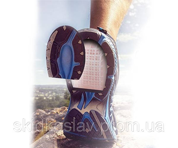 Гелевый амортизирующий подпяточник для спортивной обуви TULIS TU 102.173 - L (от 80 кг) SK, код: 2615842 - фото 3 - id-p2161919075