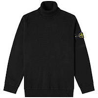 Свитер Stone Island Winter Cotton Roll Neck Knit Sweater Black М z118-2024