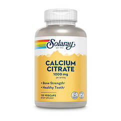 Кальцій цитрат Solaray Calcium Citrate 1000 mg 120 вег. капсул