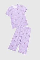 Пижама для девочки Misenza K06063 4-5 лет Сиреневый (2000990455482) z118-2024