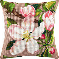Набір для вишивання декоративної подушки Чарівниця Яблуневий цвіт 40×40 см Z-05 VK, код: 7243345