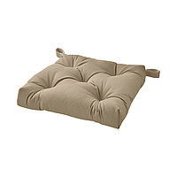 Подушка на стул IKEA MALINDA бежевый 40(35)x(40)38x7 см 105.715.70