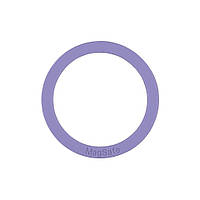 Магнитное кольцо пластина Wuw Silicone MagSafe 0.6 мм iPhone 12 13 Purple UP, код: 8217580