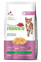 Корм Trainer Natural Kitten Chicken сухой с курицей и индейкой для котят от 1 до 6 месяцев 1.5 кг z118-2024