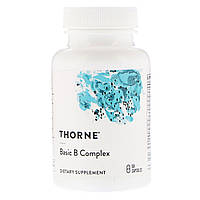 Комплекс витаминов группы В Thorne Research Basic B Complex 60 гелевых капсул (THR10403) GR, код: 1724729