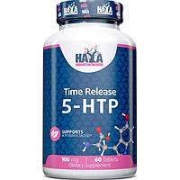 Триптофан Haya Labs 5-HTP Time Release 100 mg 60 Tabs z117-2024