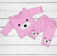 Детский костюм Malena мишка 74 см розовый (135967100) DH, код: 8328730