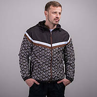 Ветровка мужская 200271 р.2XL Fashion Черный FG, код: 8346167