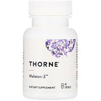 Мелатонин для сна Thorne Research Melaton-3 60 Veg Caps THR-78802 NX, код: 7519346