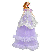 Кукла в длинном платье Mic с вышивкой сиреневый (ASR184) LW, код: 7939449