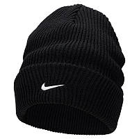 Шапка Nike Tall Cuff Swoosh Beanie (FB6529-010) ONE SIZE Черный z117-2024