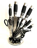 Набор ножей на подставке Benson BN-403 Черный (200692) OS, код: 1277830