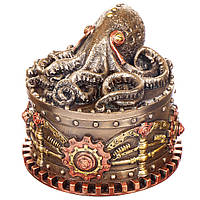Декоративная шкатулка мини Octopus jewelry box 10х10 см Veronese z118-2024