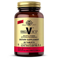 Вітамінно-мінеральний комплекс Solgar Formula V VM-75 Multiple Vitamins with Chelated Mineral IN, код: 7519113
