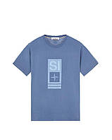 Футболка Stone Island 2NS92 Abbreviation One Print T-Shirt Avio Blue S z118-2024