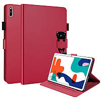 Чехол-книжка Animal Wallet Huawei MatePad 10.4 2021 Cat Красный BM, код: 8096964