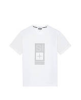 Футболка Stone Island 2NS92 Abbreviation One Print T-Shirt White S z118-2024