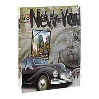 Сумочка подарункова паперова з ручками Gift bag Нью Йорк 43х32х10 см (19381) SC, код: 7750663