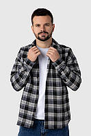 Рубашка с узором мужская LAWA MBC02309 2XL Черно-серый (2000990230553) z115-2024