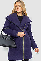 Пальто женское фиолетовый 186R296 Ager XS z117-2024