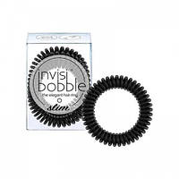 Резинка-браслет для волос invisibobble SLIM True Black 3 шт UP, код: 8289877