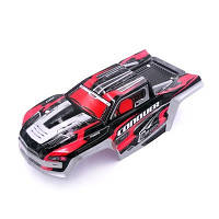 Корпус кузов для машины Conquer монстер-трак RC 1/16 WL Toys Красный (16102-6221) z118-2024