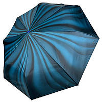 Женский зонт полуавтомат с абстрактным принтом на 8 спиц от Toprain синяя ручка 02055-1 HH, код: 8324182
