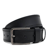 Мужской кожаный ремень Borsa Leather 125vfx83-black z117-2024