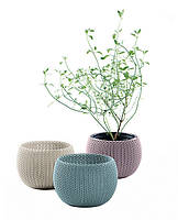 Набор горшков для цветов Keter 3 шт./1.4л Cozies Herb Pot z117-2024