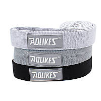 Набор резинок для фитнеса AOLIKES RB-3609 3шт Light gray+Gray+Black (12063-67047) z117-2024