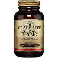 Экстракт виноградных косточек Solgar Grape Seed Extract 100 mg 60 Veg Caps IN, код: 7519124