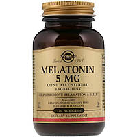 Мелатонин для сна Solgar Melatonin 5 mg 120 Nuggets IN, код: 7519146