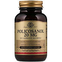 Комплекс для профілактики тиску та кровообігу Solgar Policosanol 20 mg 100 Veg Caps IN, код: 7519166