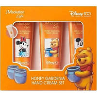 Набор питательных кремов для рук JMsolution Life Honey Gardenia Honey Hand Cream Set Disney 100 3х50 мл