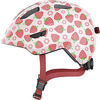 Велосипедный детский шлем Abus SMILEY 3.0 LED M 50-55 Rose Strawberry z118-2024