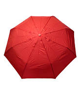 Зонт женский полуавтомат Eso Fecske SW3620 8 спиц 3 сложения Красный с бежевой каймой z118-2024