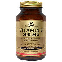Витамин С Solgar 500 мг 100 капсул BM, код: 7701555