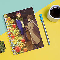 Скетчбук Sketchbook блокнот для рисования с принтом Bungou Stray Dogs - Бродячие псы 1 А3 Кав PK, код: 8301407