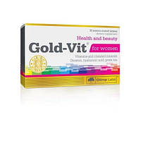 Витаминно-минеральный комплекс для спорта Olimp Nutrition Gold-Vit for women 30 Tabs NB, код: 7520483