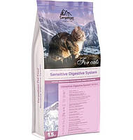 Сухой корм для кошек с чувствительной системой пищеварения от 1 года Carpathian Pet Food Sens QT, код: 8368046