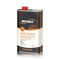 Моторное масло Rovas RX5 Diesel 10W-40 B4 синтетика 1 л (73937) UL, код: 8294579