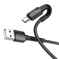 Кабель передачи данных Hoco X71 Especial USB to Type-C TPE 1 m 3A Black IN, код: 7845658